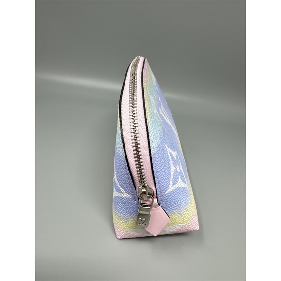 Louis Vuitton Pink Monogram Escale Tye Dye Cosmetic Pouch NEW - Picture 2 of 10
